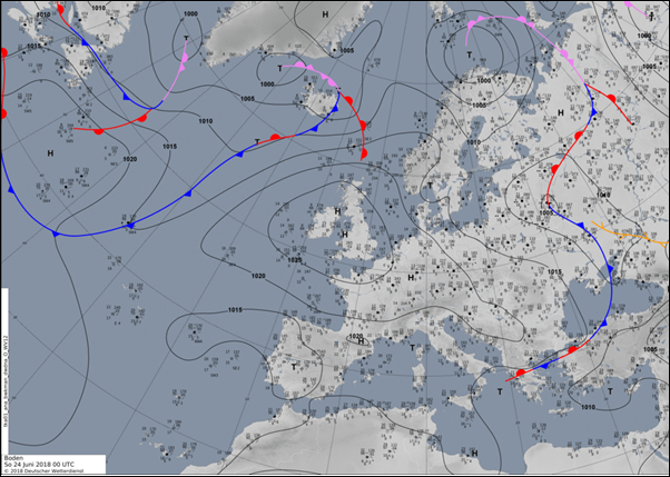 Weather Charts Ireland