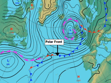 North Atlantic Weather Charts