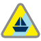 Small craft warning icon