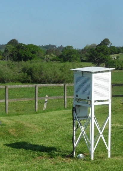 Figure 3: Stevenson screen. This shields the meteorological instruments inside against precipitation and direct heat radiation.