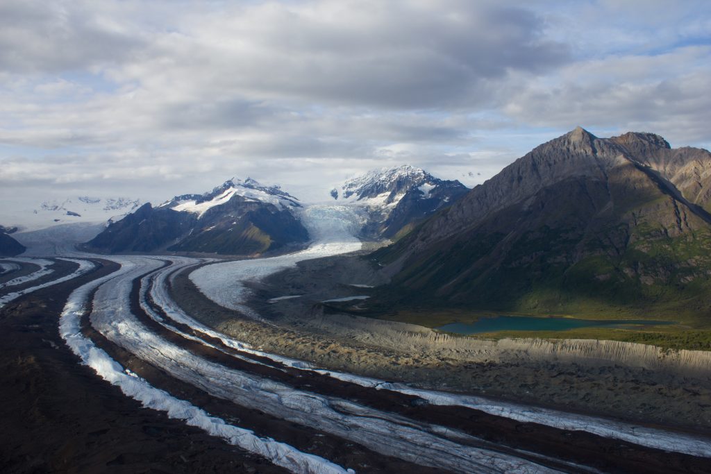 Flying over Kennicott glacier in Alaska (picture by Noel Fitzpatrick)