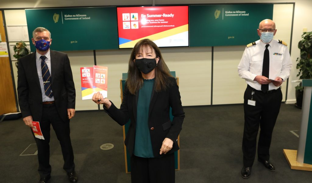 Evelyn Cusack at the Be Summer-Ready campaign launch on 21st April