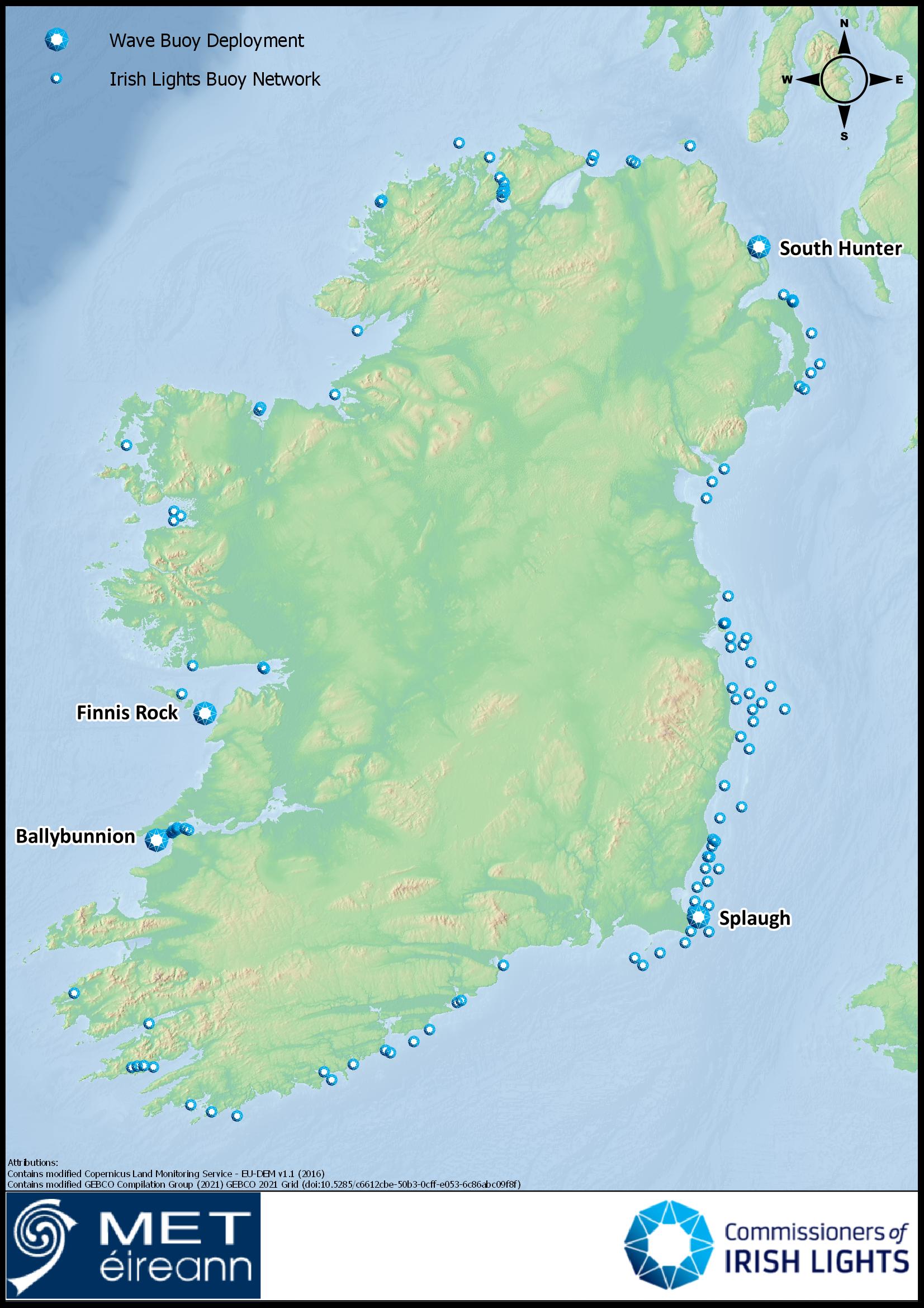 Mapa Baoi Shoilse na hÉireann