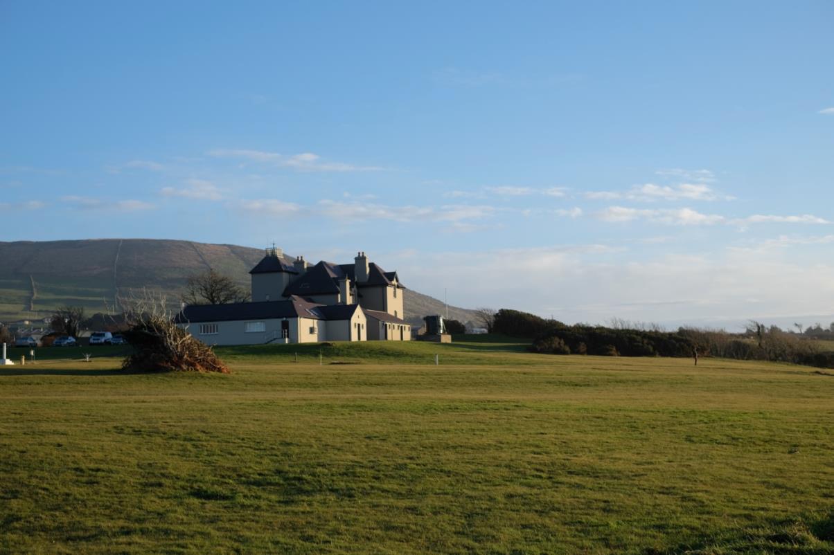 Figure 1. Westwood house at Valentia Meteorological Observatory, winter, 2021. It was surrounded by large expanses of neatly mown lawns