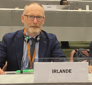 Image of Eoin Moran at WMO Congress 2023