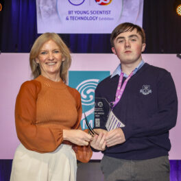 Oisín Jackson wins Met Éireann Award at BTYSTE