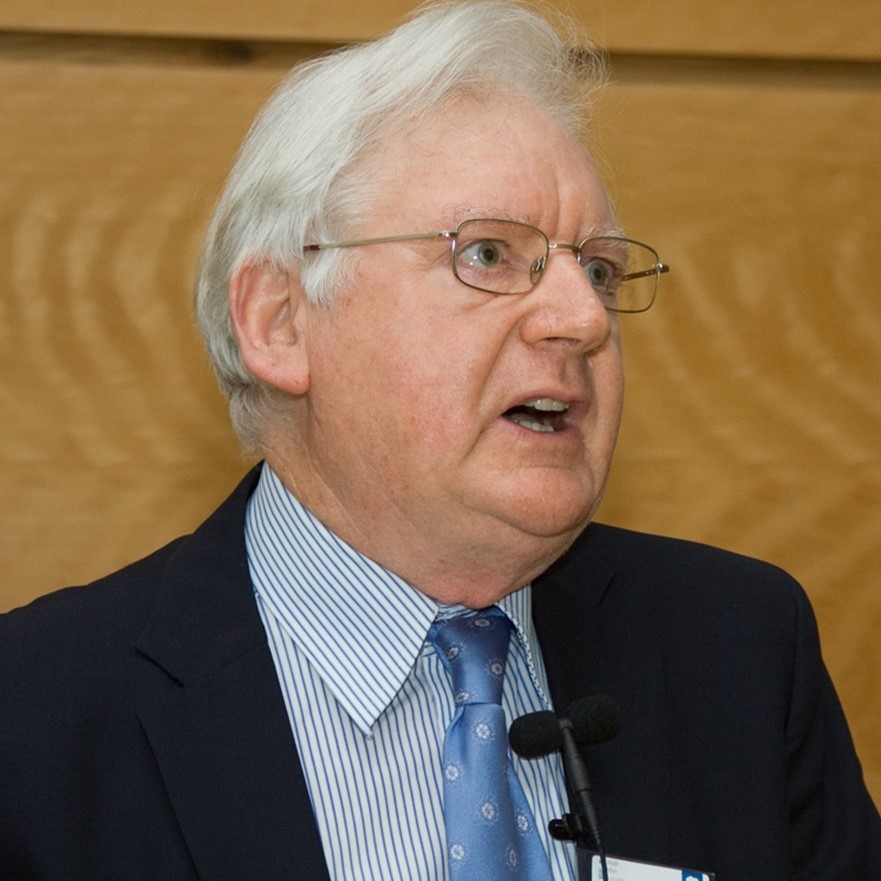 Prof Bates speaking at the Irish Meteorological Society’s celebration, marking 75 years of Met Éireann in 2011. 