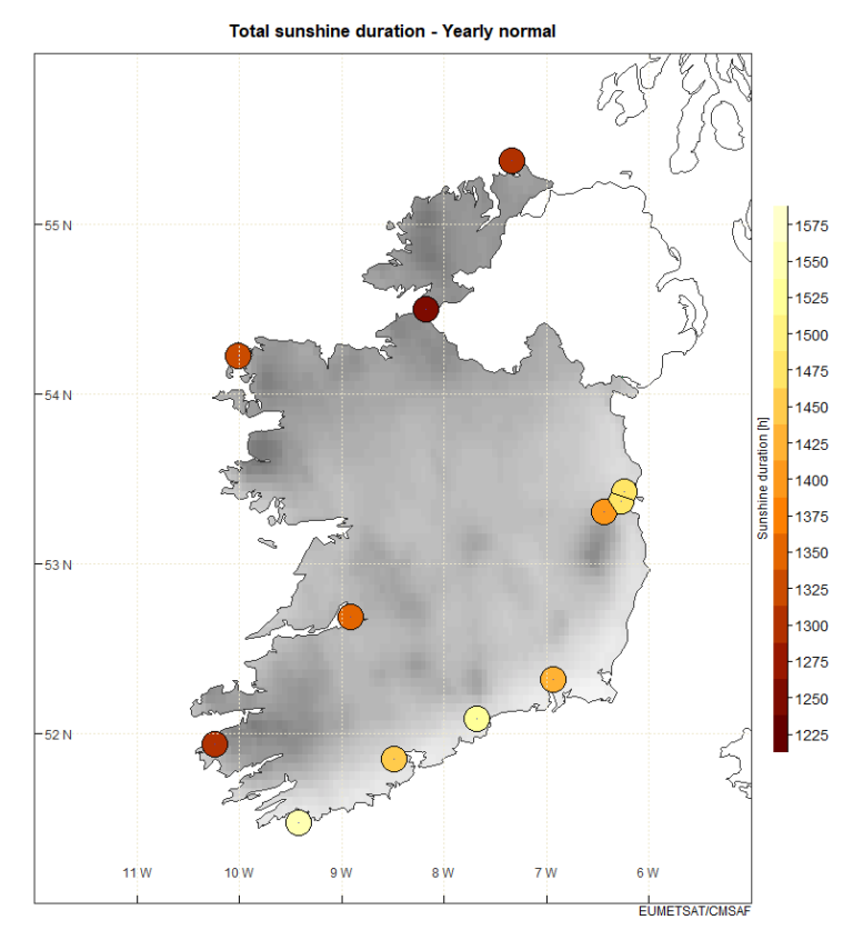 Sunshine - Met Éireann - The Irish Meteorological Service