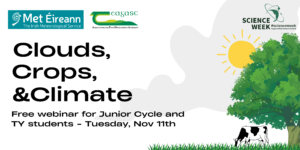 Clouds, Crops and Climate webinar banner