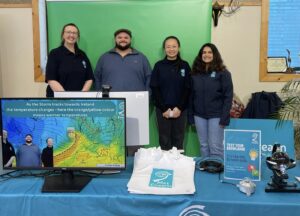 Met Éireann's Gráinne Connolly, Dr Colin Evans, Dr Chang Liu and Dr Darshana Jayakumari at the Let’s Talk Science Festival, as part of Science Week 2025