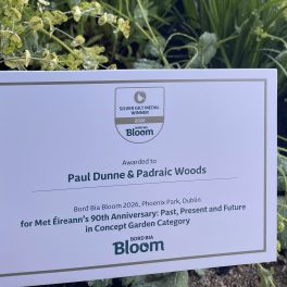 Met Éireann captures Silver Gilt Medal at Bord Bia Bloom