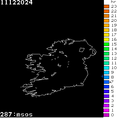 Lightning Report for Ireland on Wednesday 11 December 2024