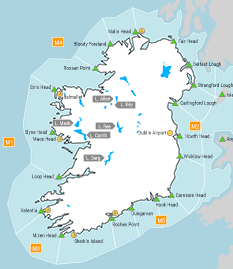 Image of Marine Weather Services map