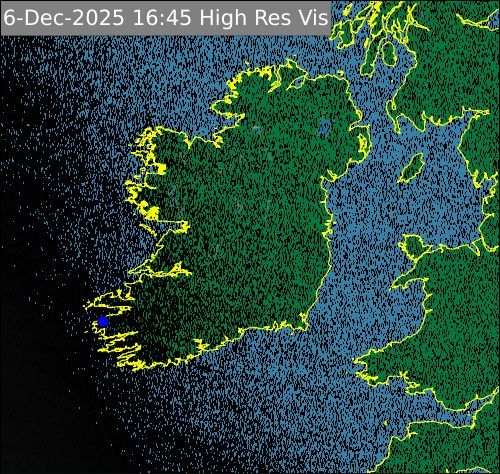 Satellite imagery at 16:45