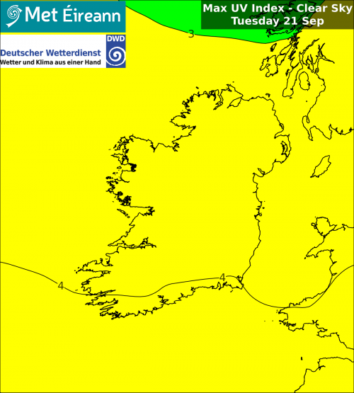 Max UV Index - Clear Sky - Tuesday, 21 Sep 2021 Max UV Index - Clear Sky - Tuesday, 21 Sep 2021