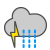 Rain and thunder